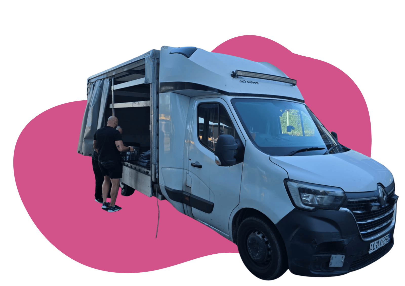 Furniture removal van operated by 1WayEurope